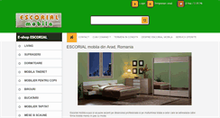 Desktop Screenshot of escorialmobila.ro